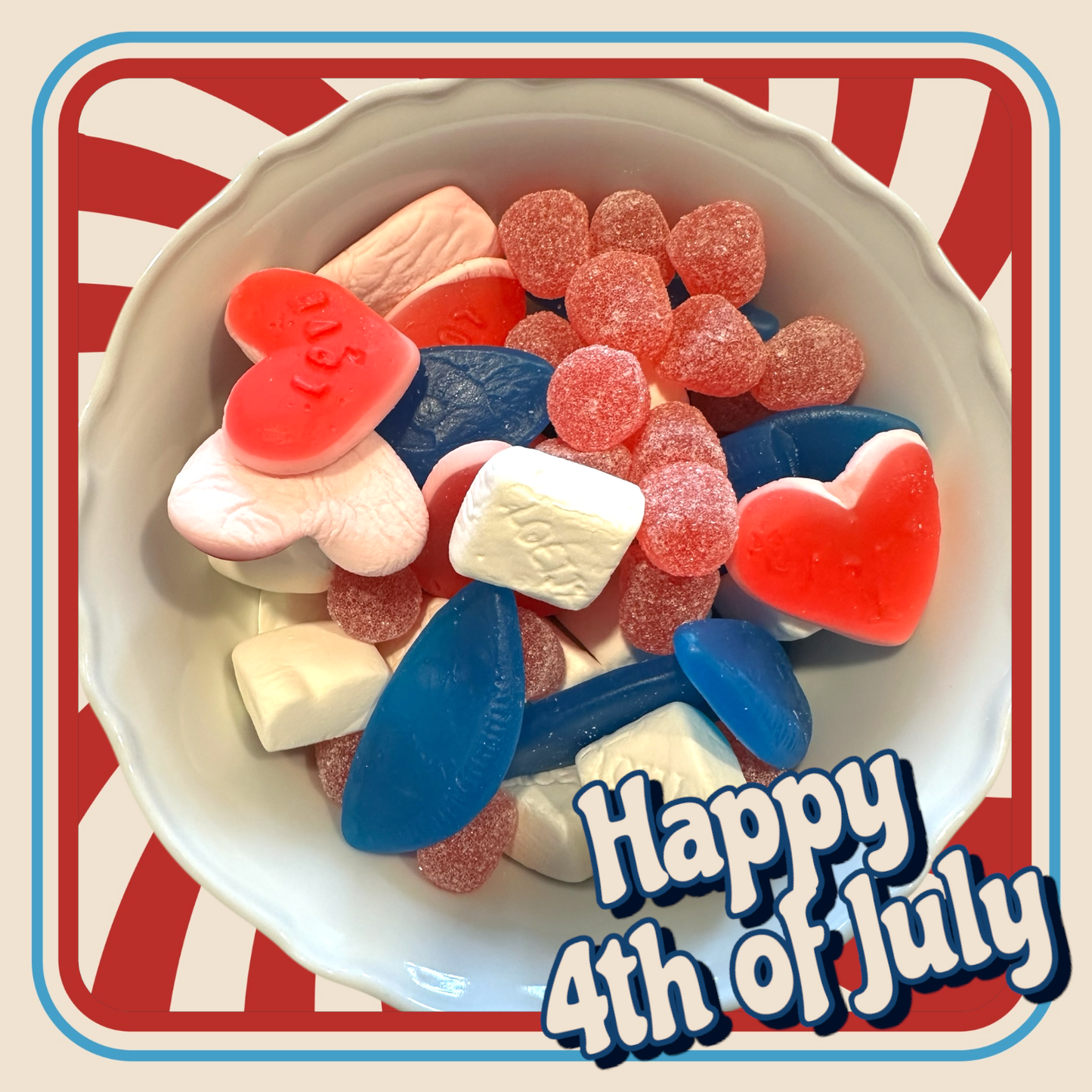 HELLO CANDY 4th of July Sweet Candy Mix