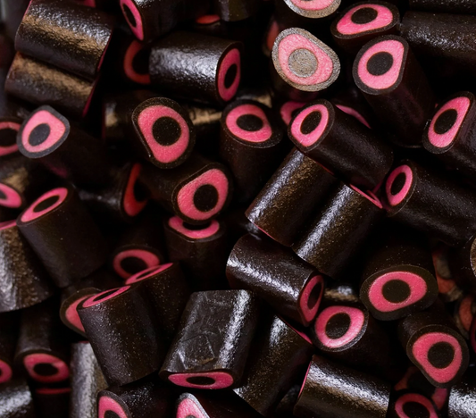 Salty Raspberry licorice Bites