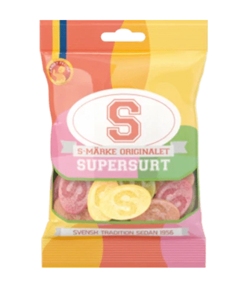 Supersurt S-märke, 80g