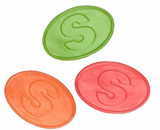 Candy People S-Märke Fruit, 1/4 pound